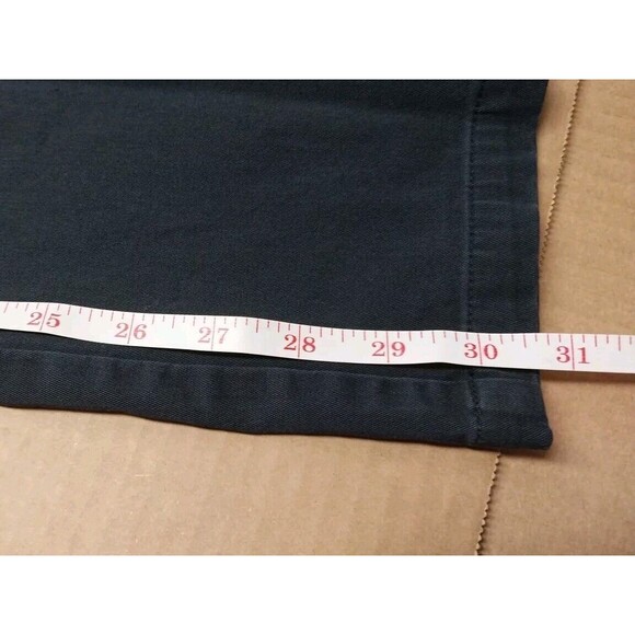Dockers Womens 16 MED Ideal Fit Navy Blue Pants Chinos Twill Khaki Mom Comfy - Picture 10 of 13